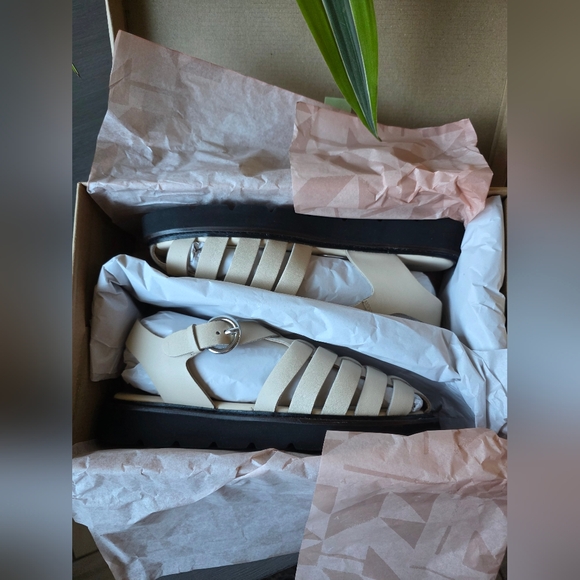 Anthropologie Fisherman Sandals Cream Size EU 40 - Picture 5 of 9